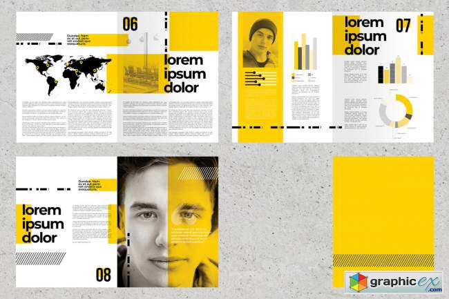 OUBEL Yellow Multipurpose Brochure
