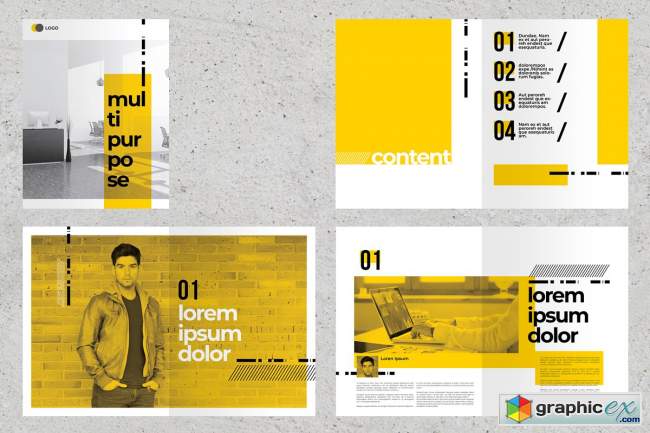 OUBEL Yellow Multipurpose Brochure