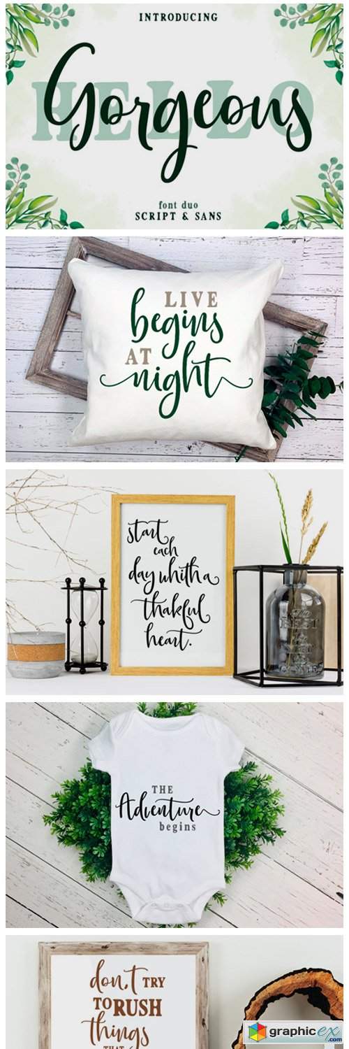 Gorgeous Duo Font