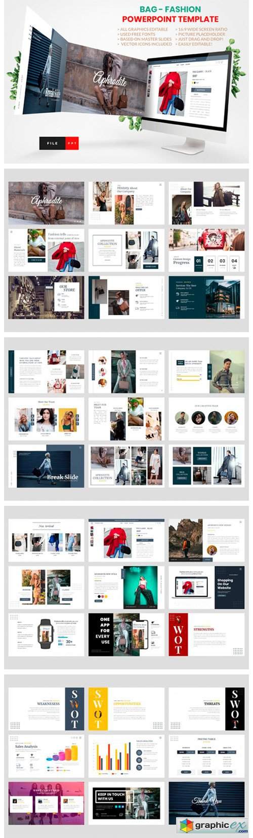 Bag Fashion PowerPoint Template