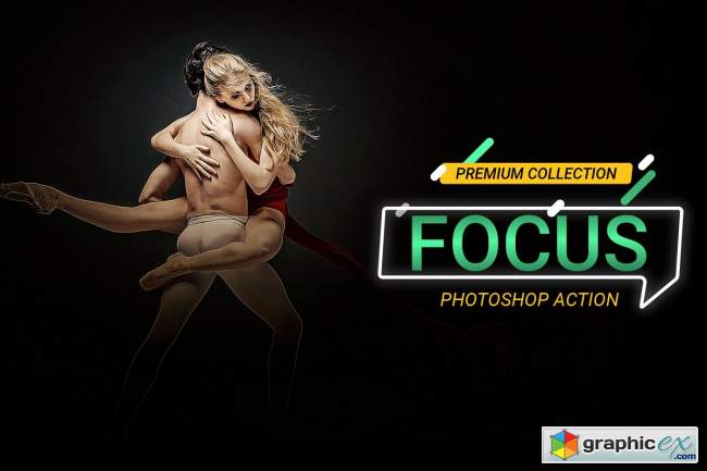 Focus Photoshop Action 4264297