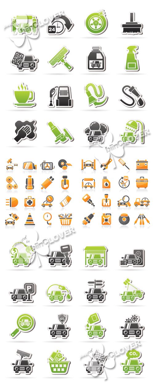 Car and services icons
