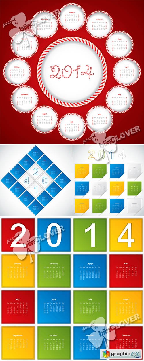 Vector 2014 Calendar 0512