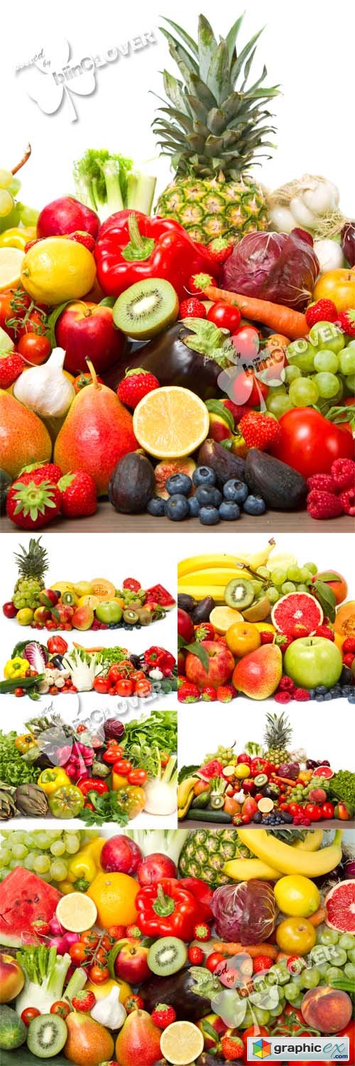 Stock Image Fruits and vegetables 0496