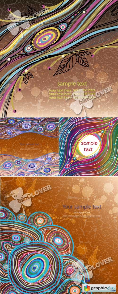 Vector Abstract grunge backgrounds 0491