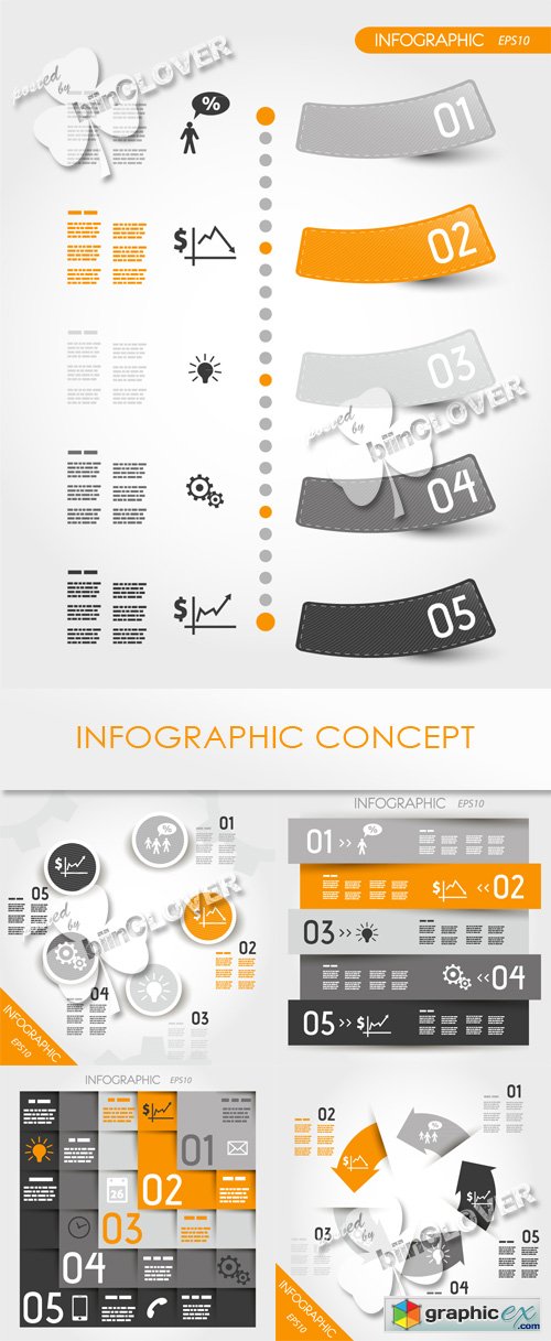 Vector Infographic concept 0479