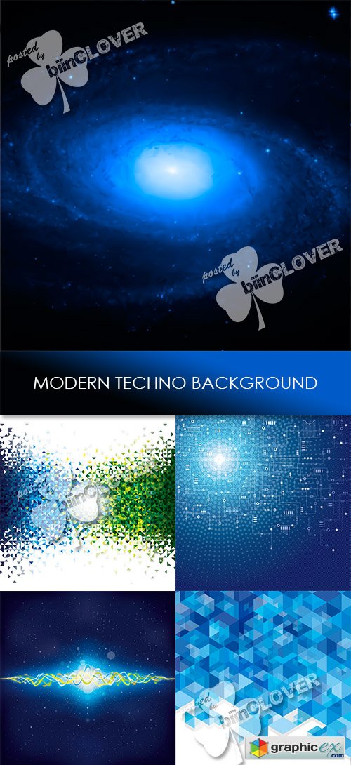Vector Modern techno background 0471