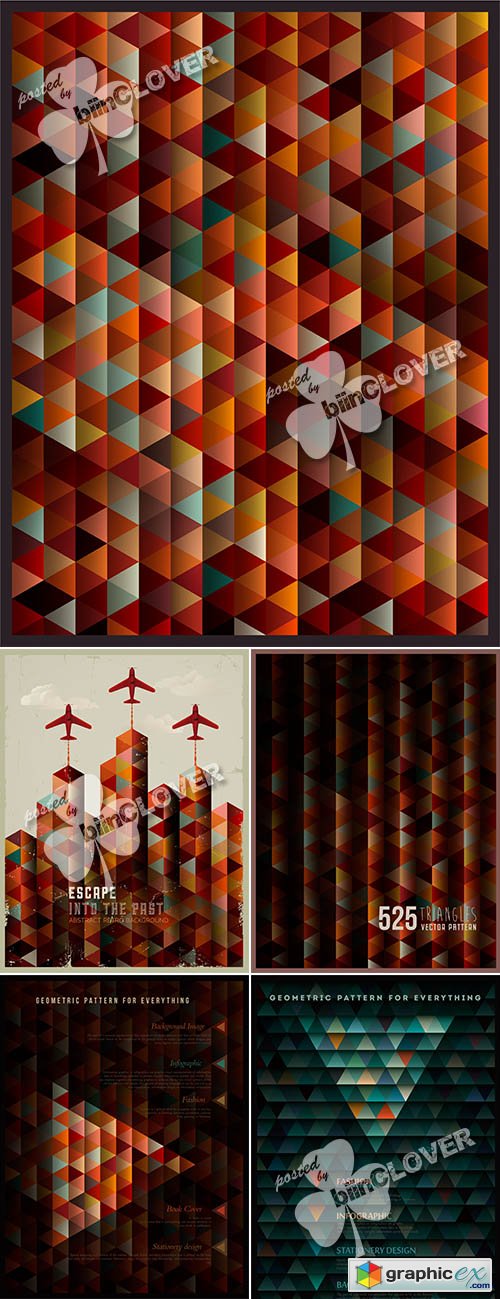vector Geometric abstract background 0470