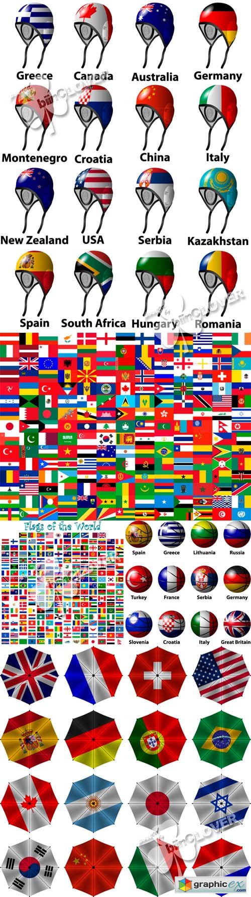Vector Flags of the world design 0457