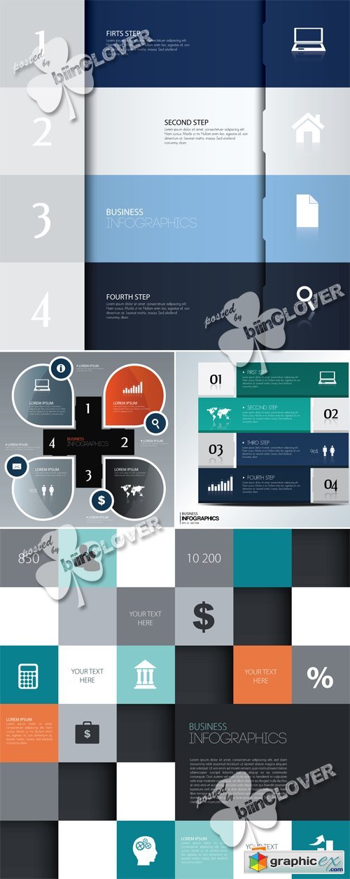 Vector Modern design template with number 0551