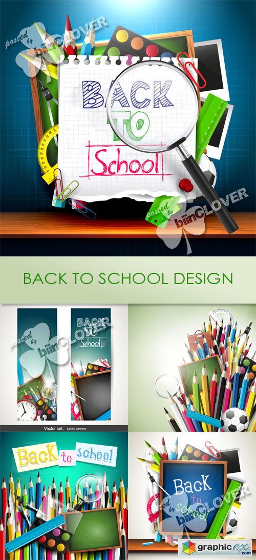 Vector Back to school design 0444