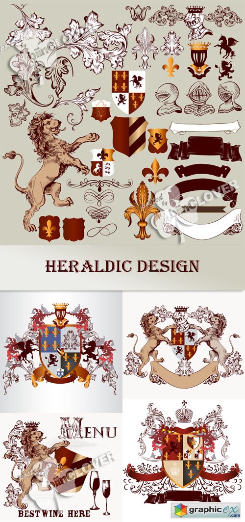 Vector Heraldic design 0441