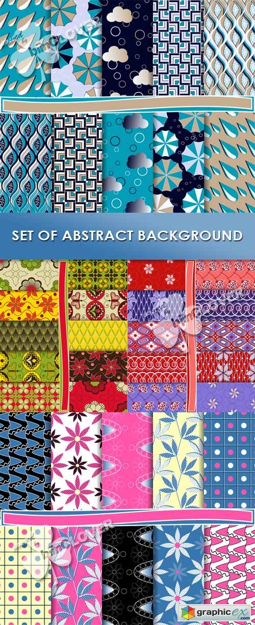 Vector Set of abstract backgrounds 0439