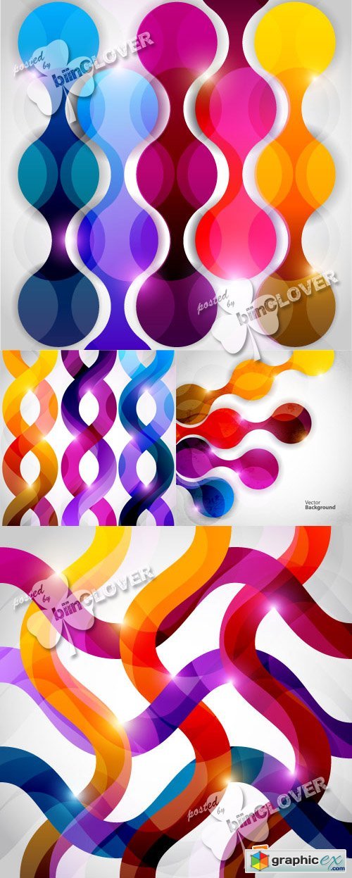 Vector Bright abstract background 0394