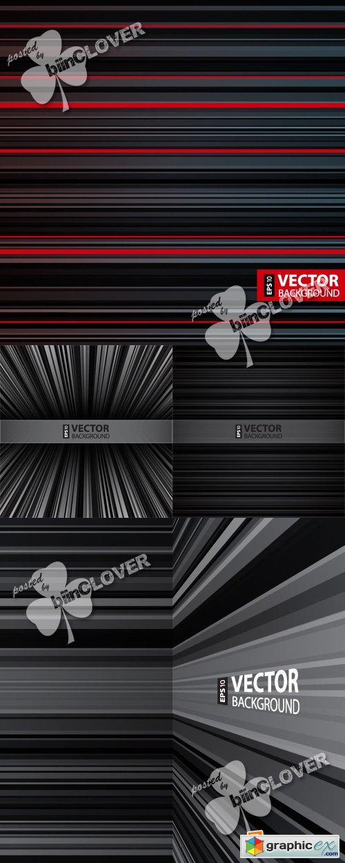 Vector Abstract retro striped background 0393