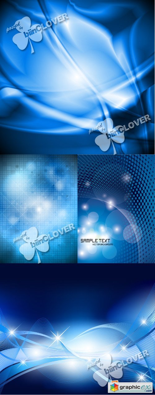 Vector Blue abstract background 0391