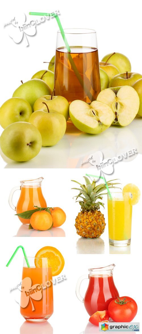 Fresh juice and fruits 0385