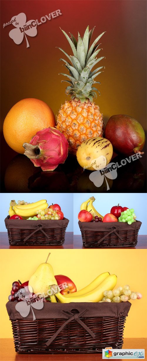 Still life of exotic fruits 0384