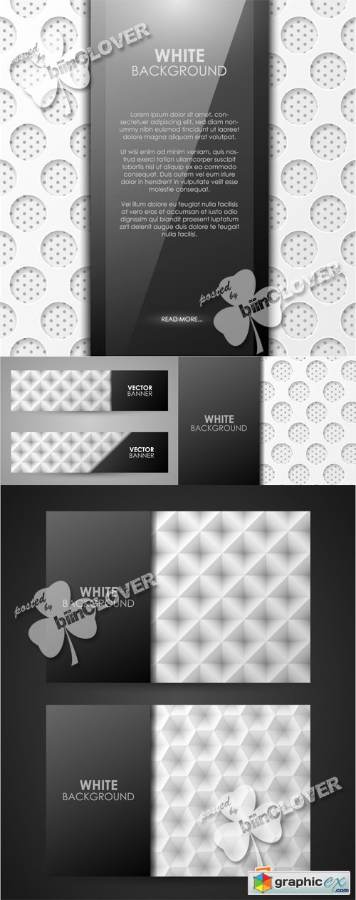 Vector Geometric business cards and banners 0383