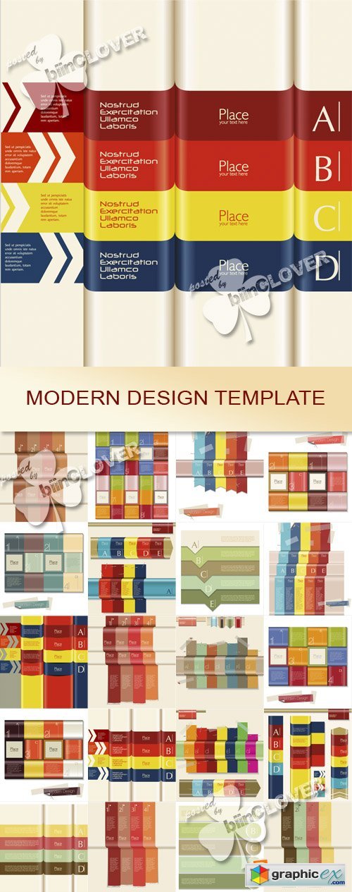 Vector Modern design template 0556