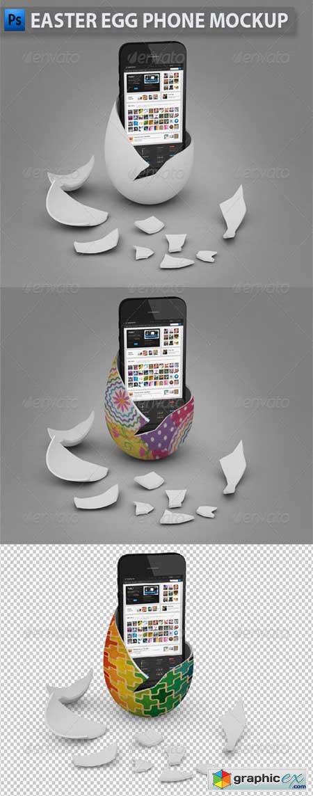 Easter Egg Phone Mockup