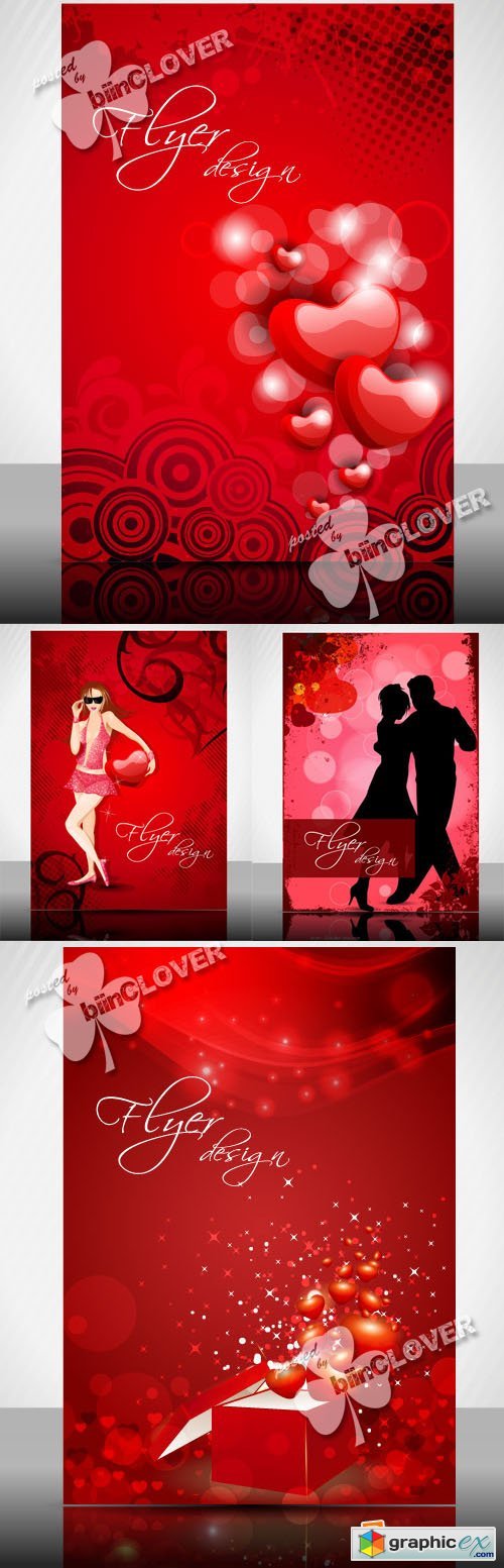 Valentines_Day_flyer__banner_or_cover_design - Vector Valentines Day flyer, banner or cover design 0362