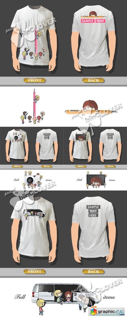 Vector Graphic design for t-shirt 0361