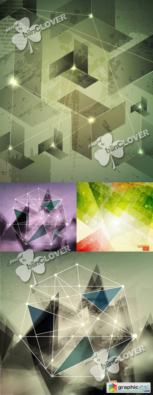 Vector Abstract futuristic background 0359