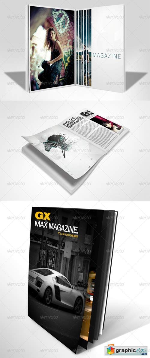 Mega Pack Magazine Mockup 3
