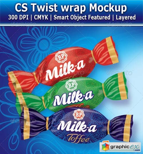 Twist Wrap Candy Mockups