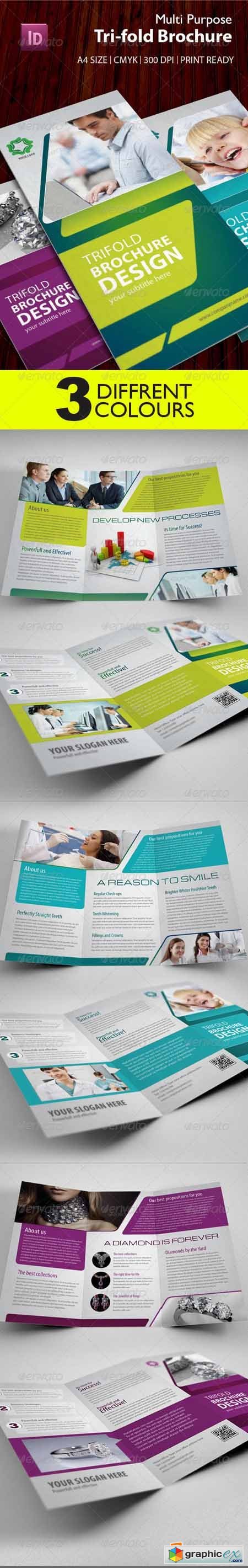 Multipurpose Trifold Brochures