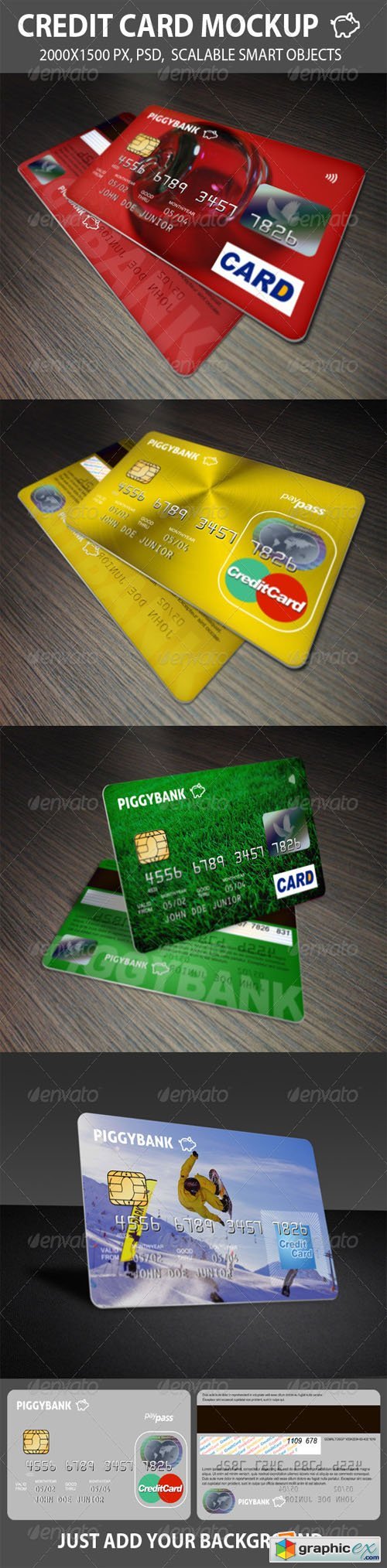 Credit Cards Mockup