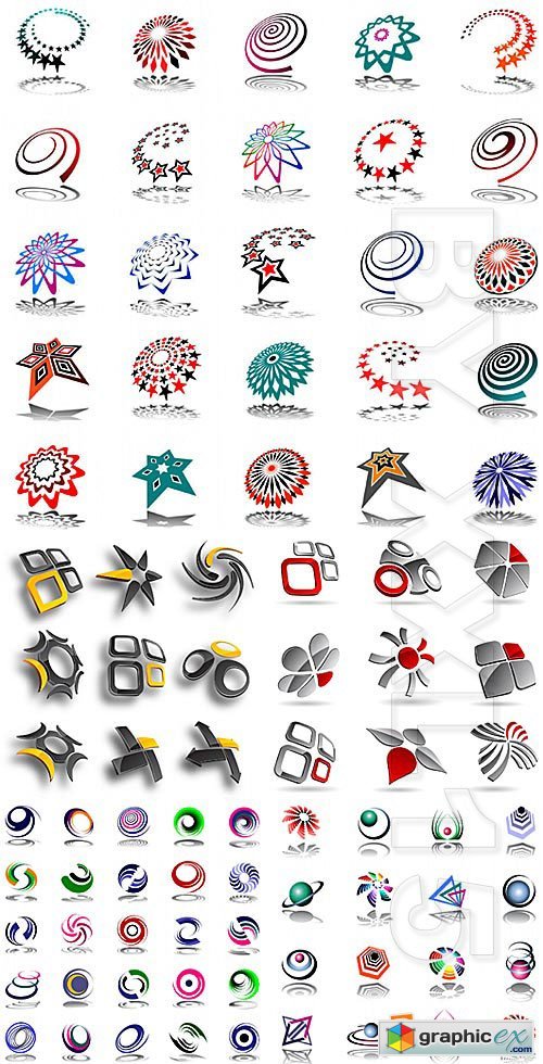 Vector Abstract logo symbols