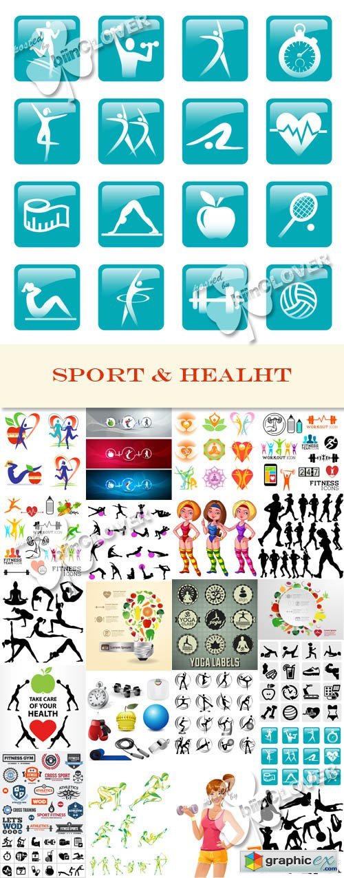 Vector Sport and health 0565
