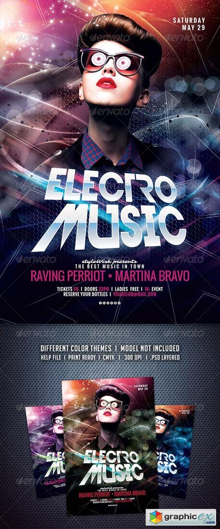 Electro Music Flyer 6532586