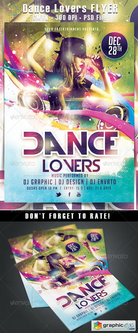 Dance Lovers Flyer 6469870