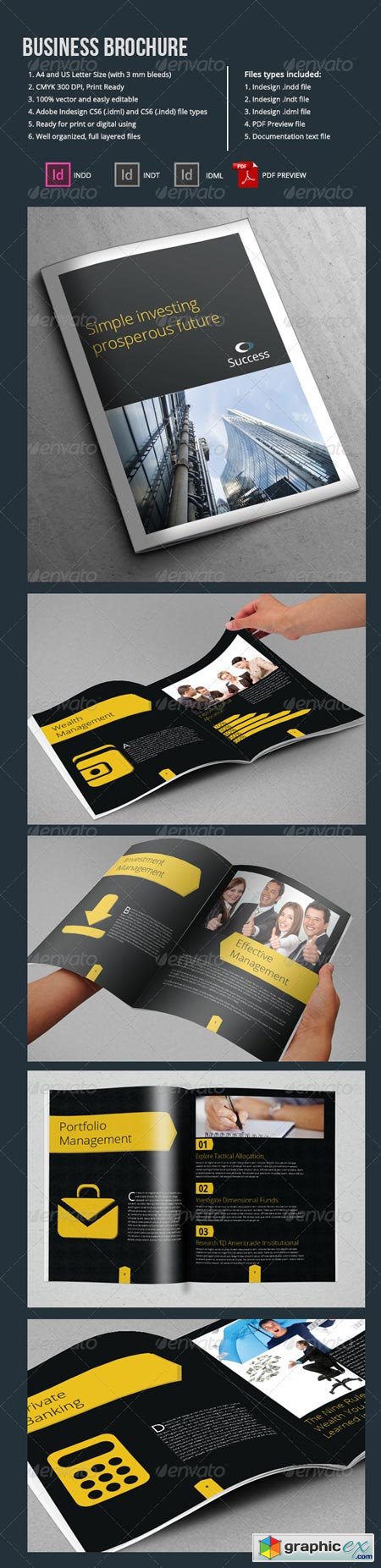 A4 Business Brochure Template 10 Pages 6791489
