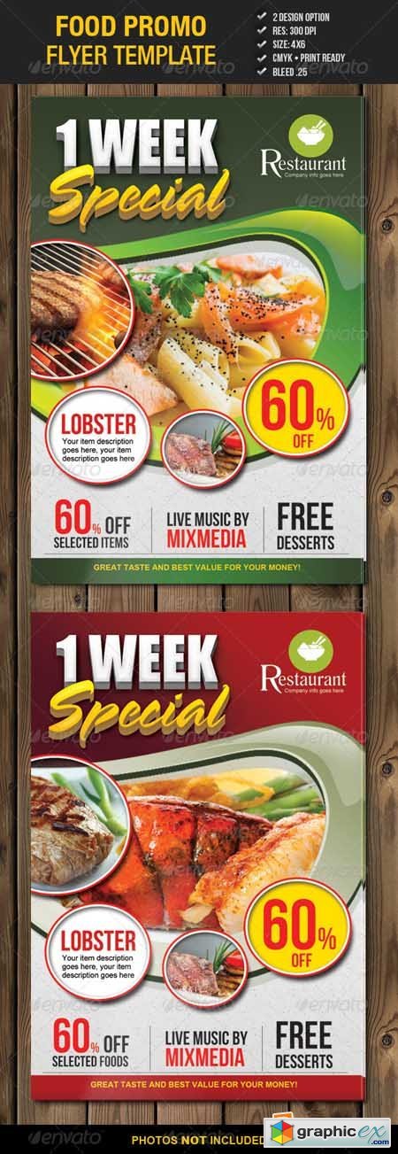 Food Promo Flyer Template 2