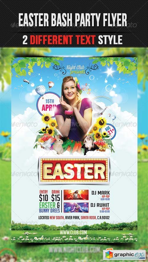 Easter Party Flyer 4214541