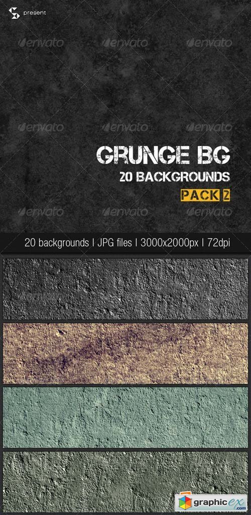 Grunge Backgrounds Pack 2 Template