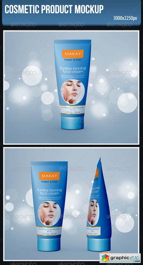 Cosmetic Product Mockup Template