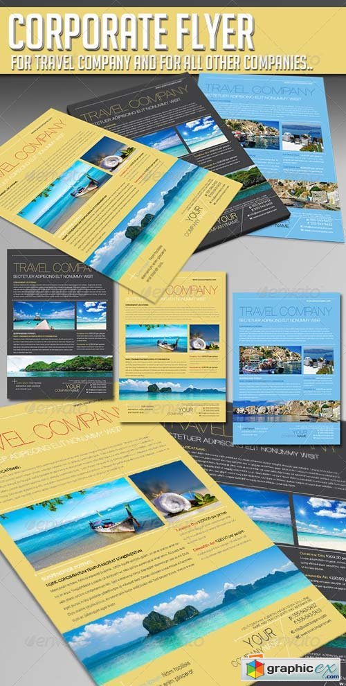 Corporate Flyer - Travel Company Template