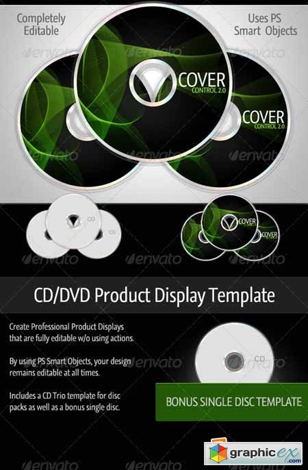 Cover Control CD/DVD Product Template 155757