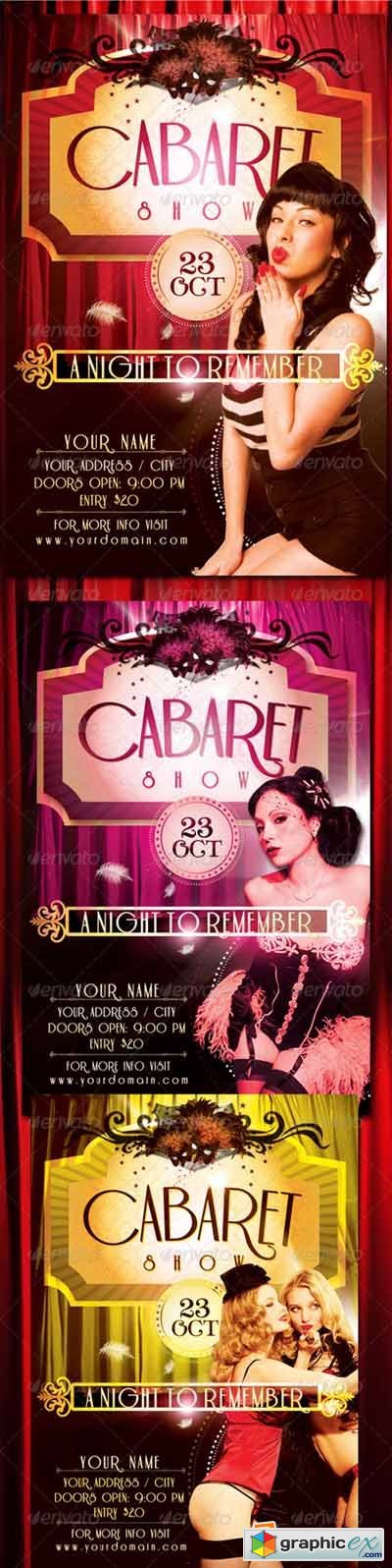 Cabaret Show Flyer Template 548198