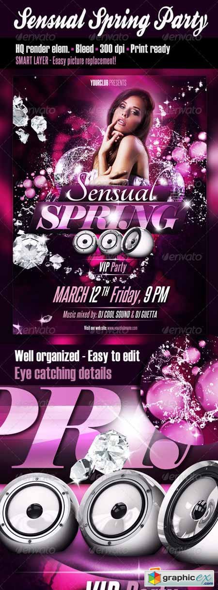 Sensual Spring Party Flyer 1766387