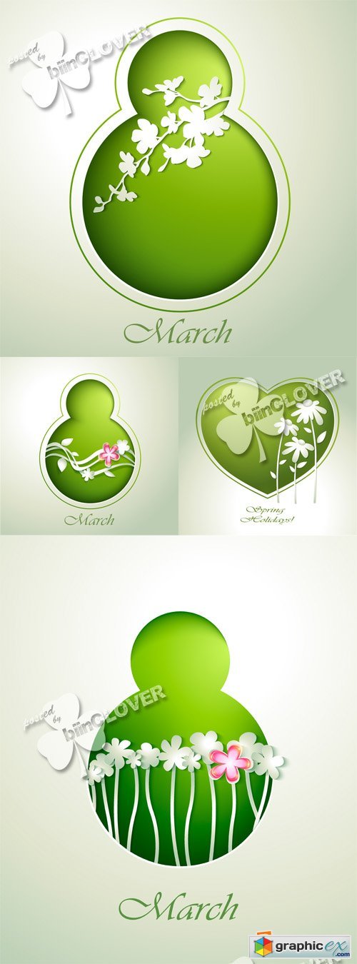 Vector 8 March cards 0577