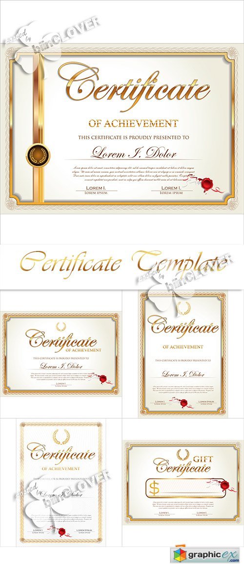 Vector Certificate template 0575