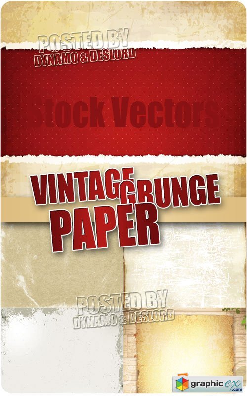 Vector Vintage grunge paper