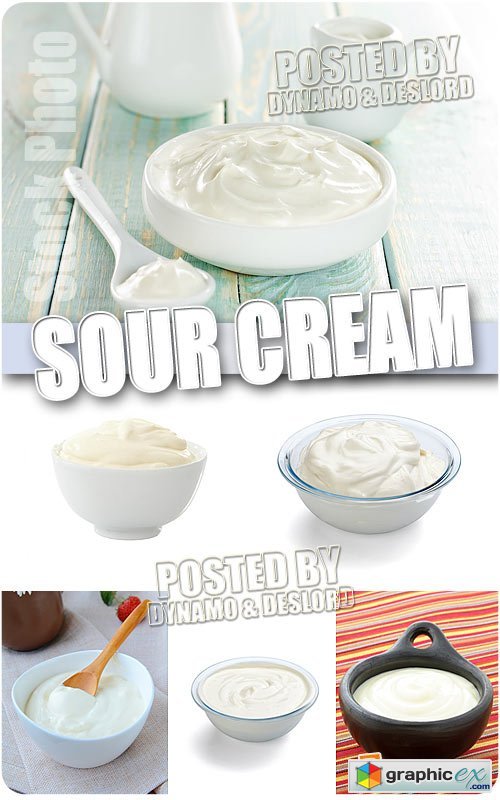 Sour cream - UHQ Stock Photo