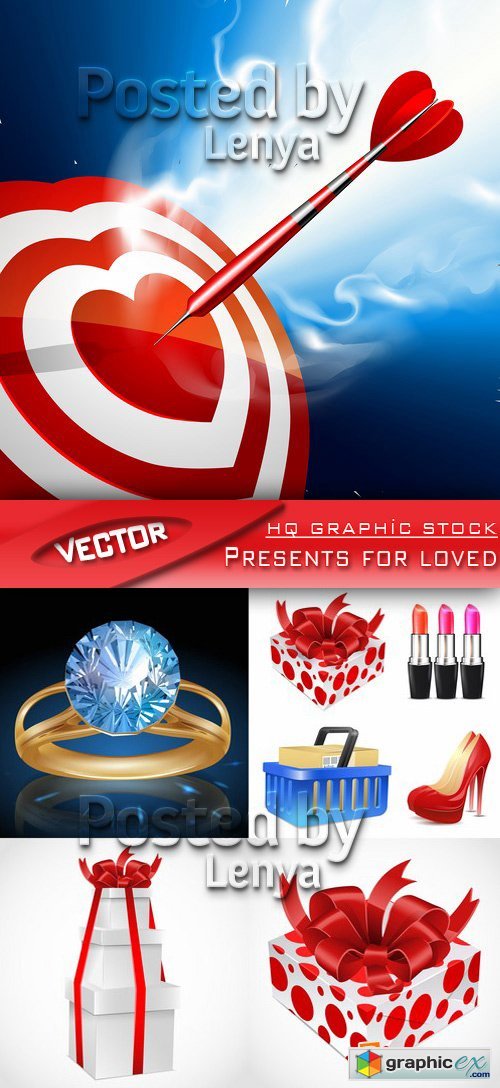Stock Vector - Presents for loved